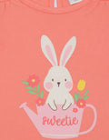Pipiniko Fashion Bunny Girls Short Sleeve T-shirt