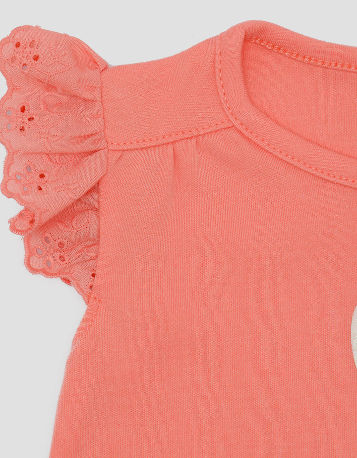 Pipiniko Fashion Bunny Kaos Lengan Pendek Anak Perempuan