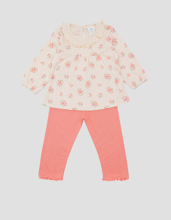 Pipiniko Flower Setelan Anak Perempuan