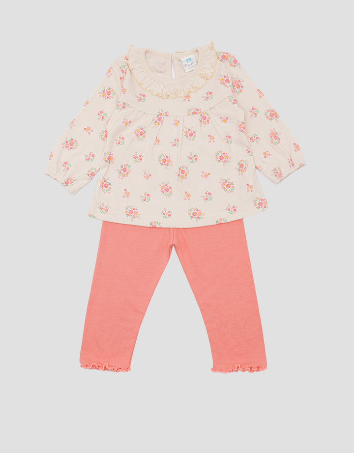 Pipiniko Flower Setelan Anak Perempuan