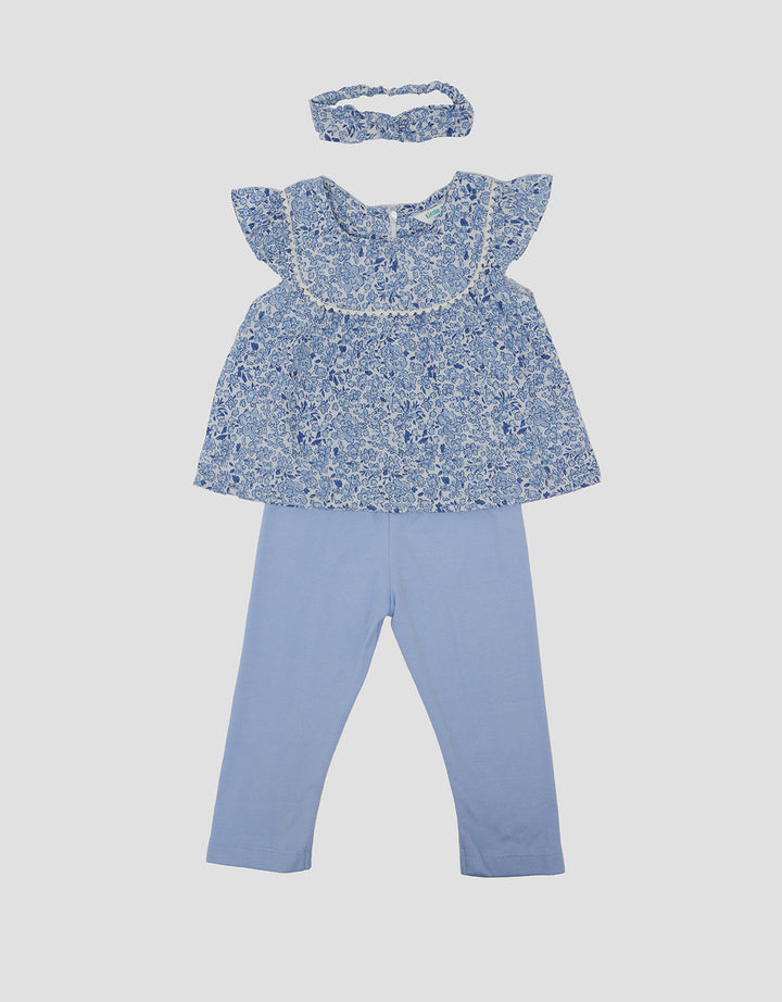 Little M Set Of 3 Half Moon Pakaian Setelan Bayi