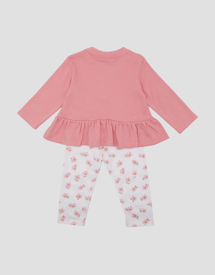 Little M Fake Pocket Legging Pakaian Setelan Anak Bayi Perempuan