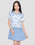 Nevada Vest Midi Dress Anak Perempuan