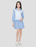 Nevada Vest Midi Dress Anak Perempuan