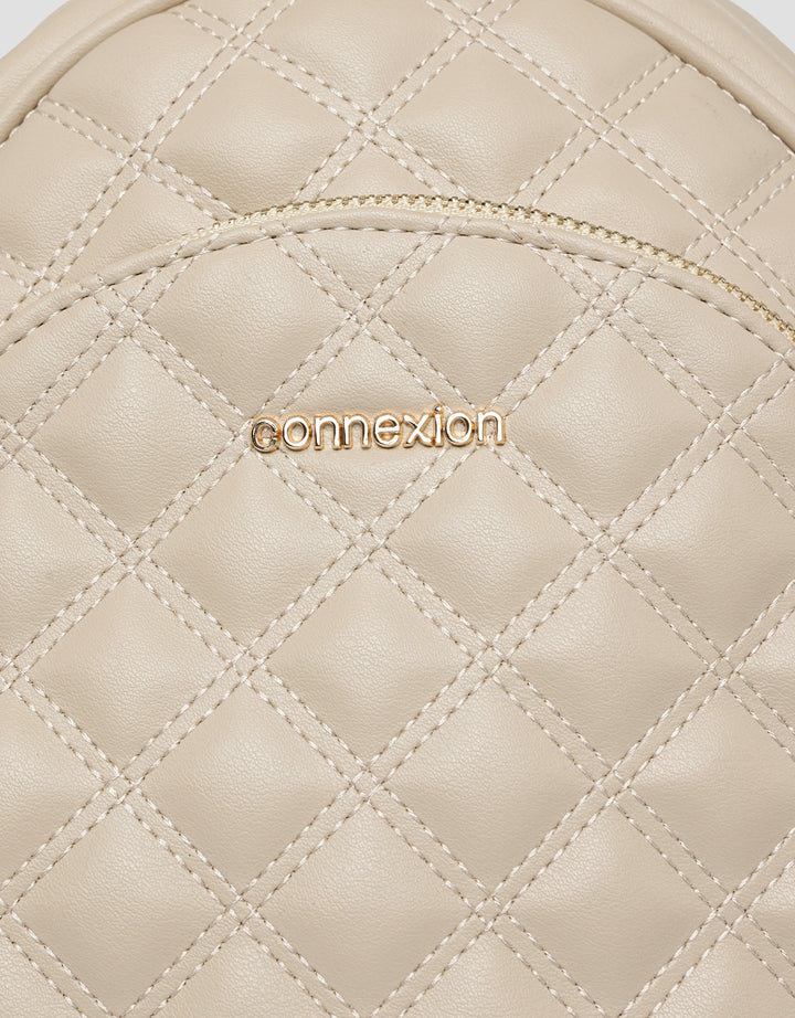 Connexion Quilted Pyback Tas Backpack Wanita