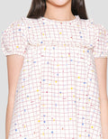 Sweet Miss Casual Balon Print Kotak Midi Dress Anak Perempuan