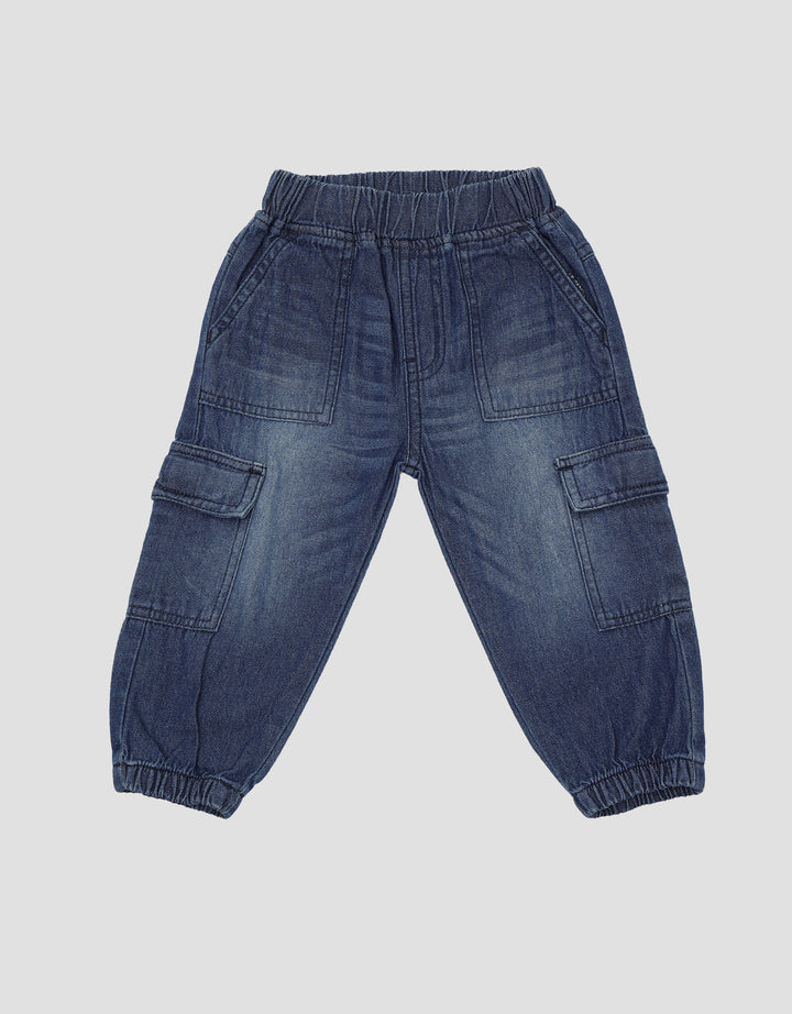 Pipiniko Side Pocket Celana Denim Anak Laki-laki