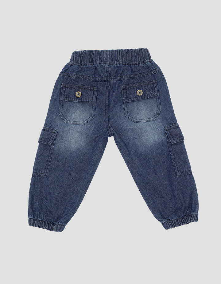 Pipiniko Side Pocket Celana Denim Anak Laki-laki