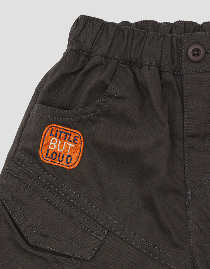 Pipiniko Twill Little But Loud Celana Pendek Bayi Laki-Laki