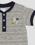 Pipiniko Stripe Corak Kaos Anak Laki-laki