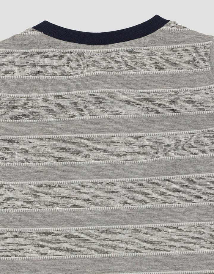 Pipiniko Stripe Corak Kaos Anak Laki-laki