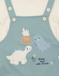 Pipiniko Overall 2 Dino Jumpsuit Set Bayi Laki-Laki