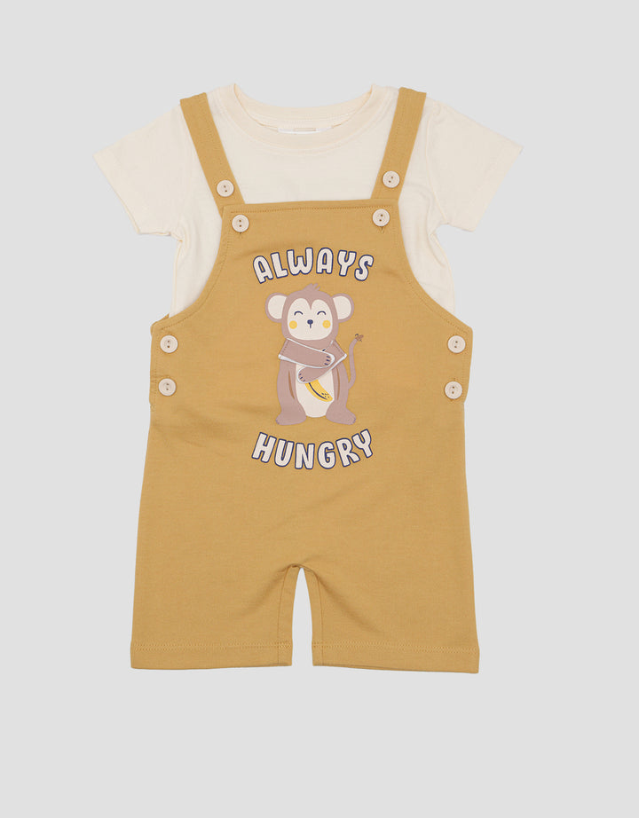 Little M Always Hungry Overall Anak Bayi