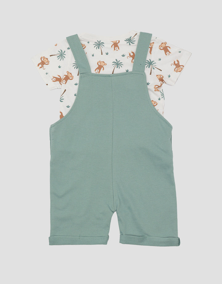 Pipiniko Monkey Kantong Jumpsuit Overall Anak Laki-laki