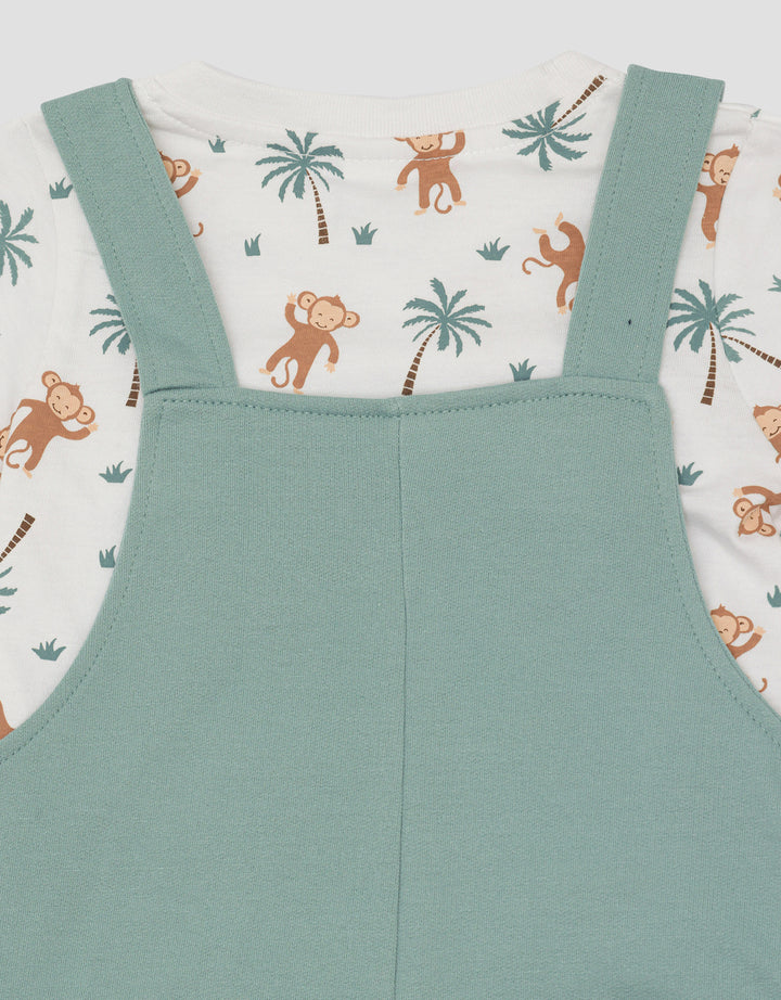Pipiniko Monkey Kantong Jumpsuit Overall Anak Laki-laki