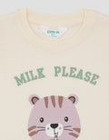 Little M Jersey Milk Please Setelan Baju Anak Laki-laki
