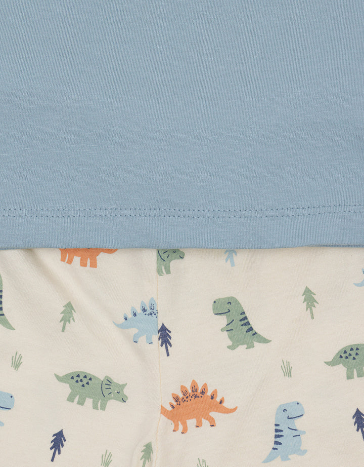 Little M Jersey Fun Dinosaurs Baju Setelan Anak Laki-Laki