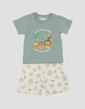 Little M Jersey Love Your Planet Boys Clothes Set