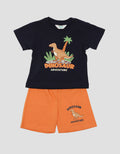 Little M Dino Adventure Set Pakaian Anak Laki-laki