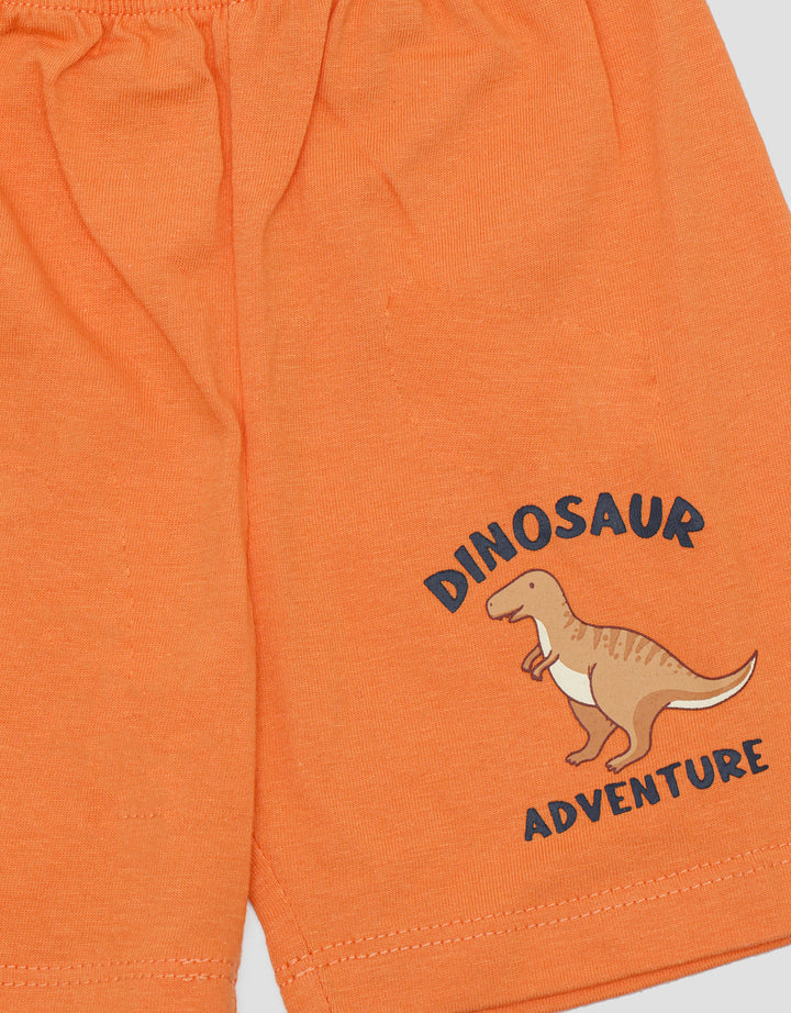 Little M Dino Adventure Set Pakaian Anak Laki-laki