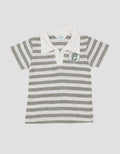 Little MV Stripes Boys Polo Shirt