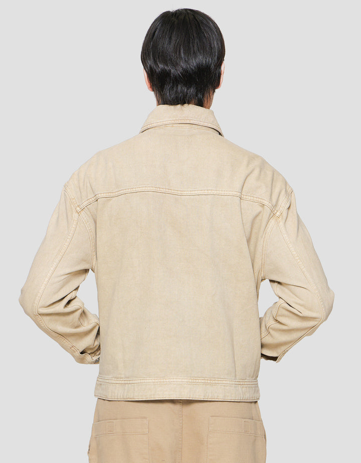 Nevada Embro Denim Jaket Pria