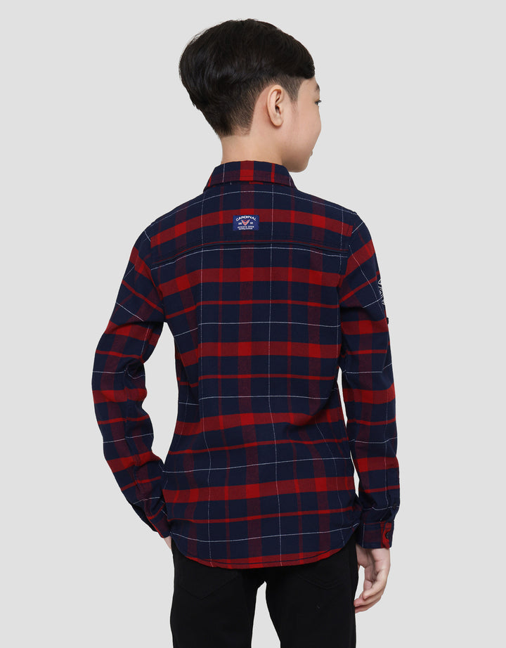 Cardinal Kids Boy Checks Kemeja Anak Laki-laki