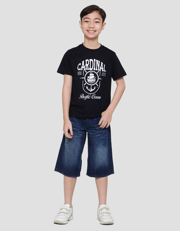 Cardinal Kids Boy Logo Print Kaos Anak Laki-laki