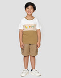 Little M Cut Sewn Happy Lion Kaos Anak Laki-laki