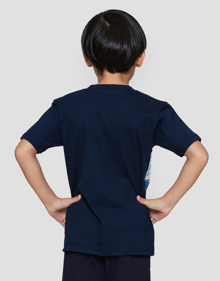 Little M Sarky Print Kaos Anak Laki-laki