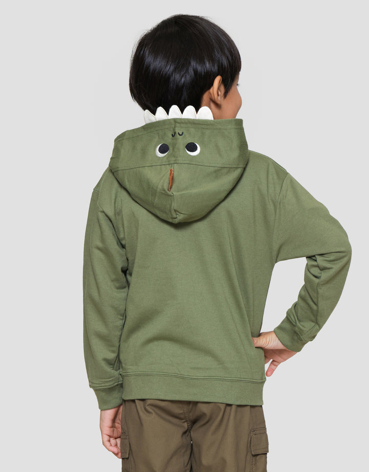 Little M Dino Awesome Jaket Oversize Anak Laki-laki