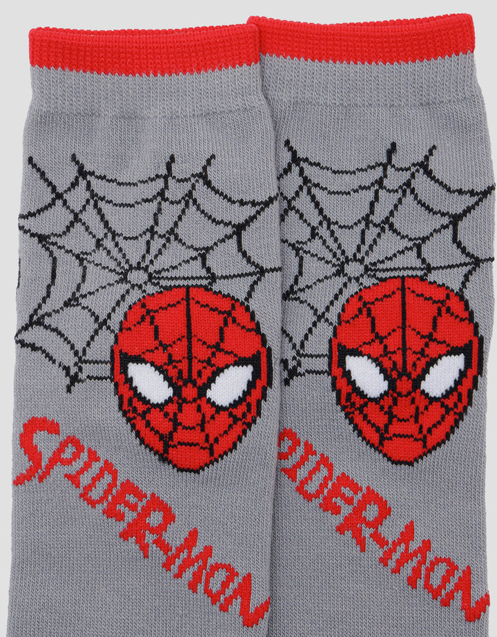 Marvel Spiderman Print Kaus Kaki Anak