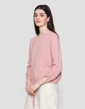 Connexion Drawstring  Kaos Lengan Panjang Wanita