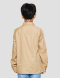 Nevada Casual Dobby Textured Kemeja Koko Anak Laki-Laki
