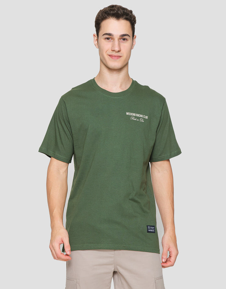 Nevada Front Back Print Wording Men's Short Sleeve T-Shirt