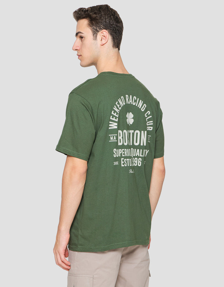 Nevada Front Back Print Wording Men's Short Sleeve T-Shirt