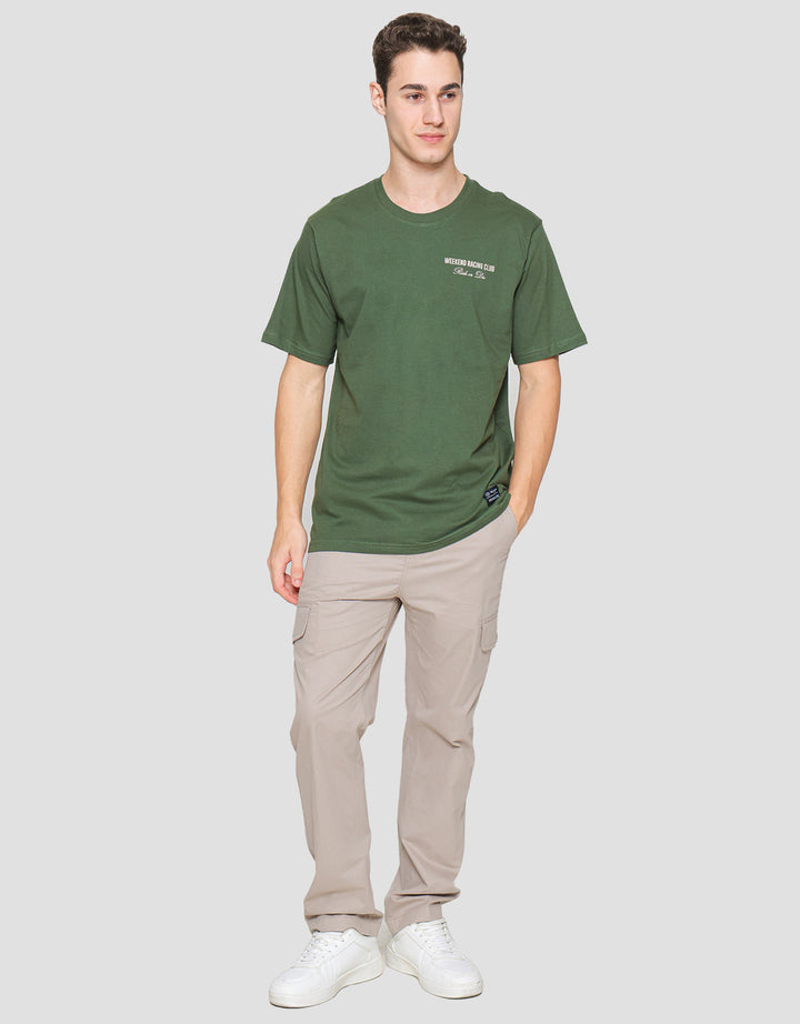 Nevada Front Back Print Wording Men's Short Sleeve T-Shirt