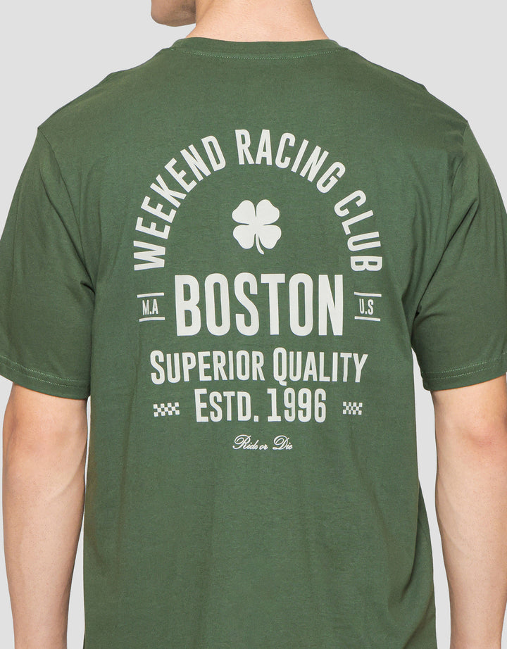 Nevada Front Back Print Wording Men's Short Sleeve T-Shirt