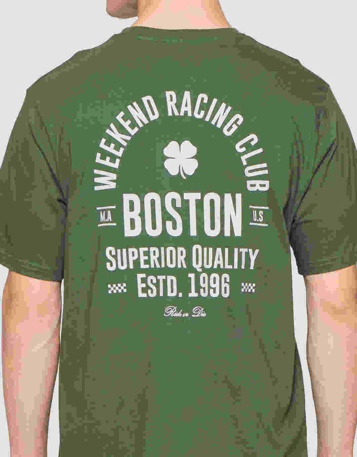 Nevada Front Back Print Wording Men's Short Sleeve T-Shirt