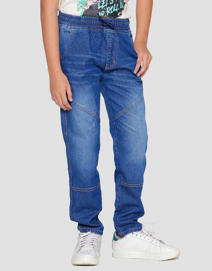 Aero Washed Denim Boys Long Pants