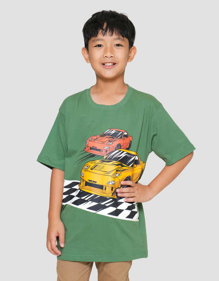 Nevada Car Racing Kaos Lengan Pendek Anak Laki-Laki