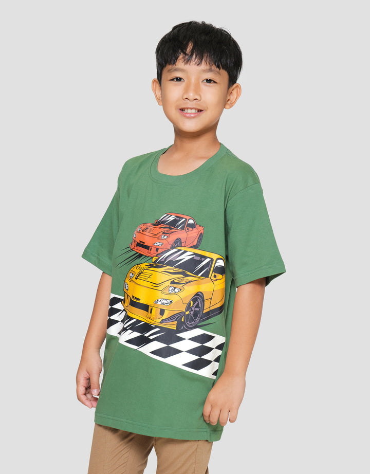 Nevada Car Racing Kaos Lengan Pendek Anak Laki-Laki