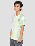 Aero Tie Dye Combination Short Sleeve T-Shirt for Boys