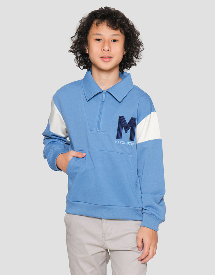 Nevada Colar Logo Sweater Anak Laki-laki