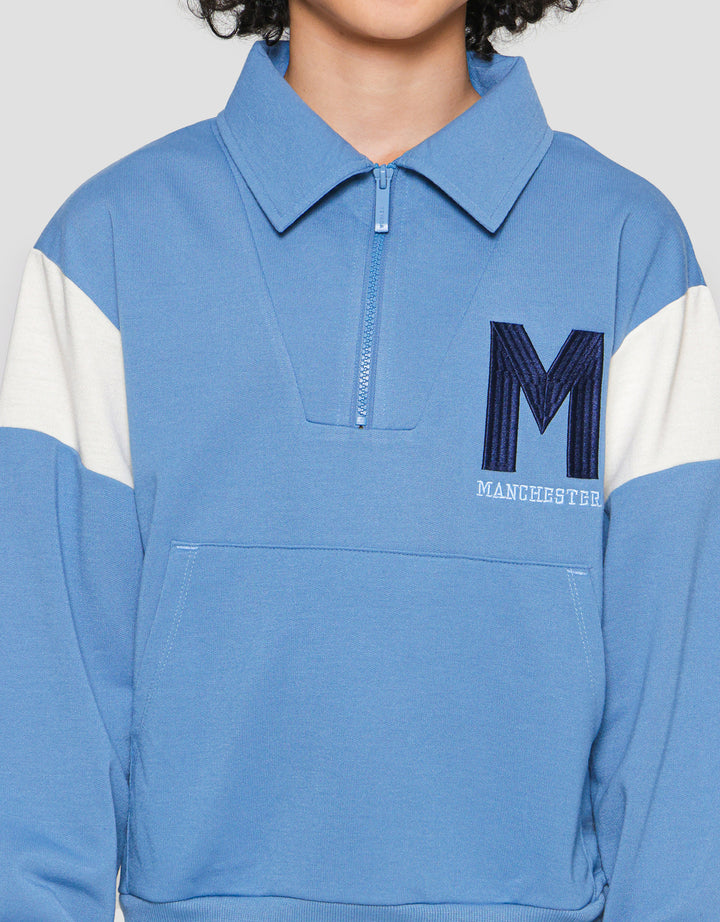 Nevada Colar Logo Sweater Anak Laki-laki