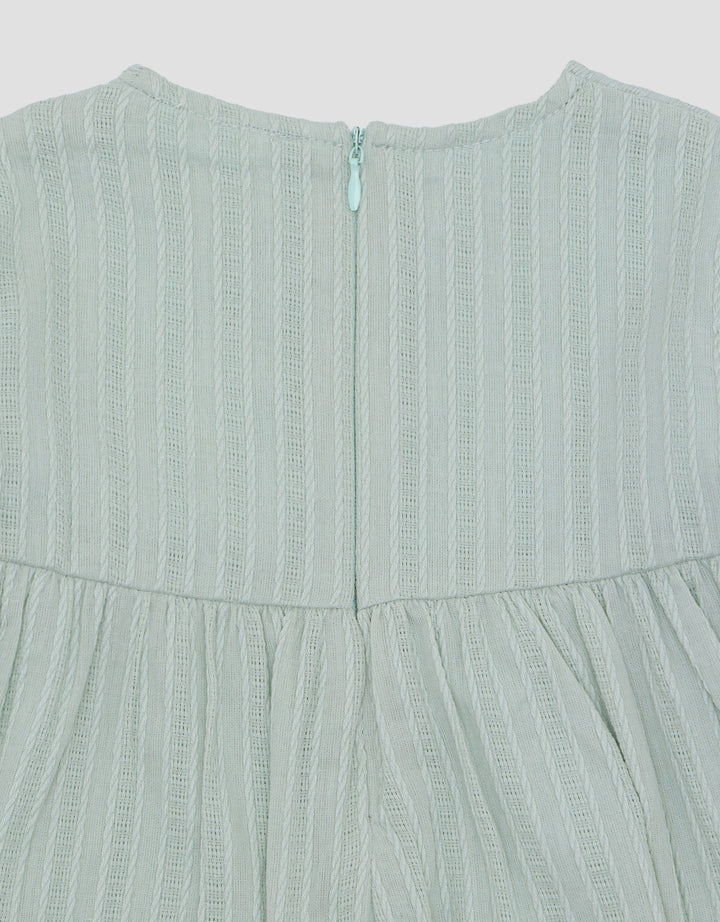 Pipiniko Tesktur Over Lace Midi Dress Anak Perempuan