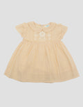 Little M Testur Embro Midi Dress Anak Perempuan