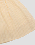 Little M Textur Embro Midi Dress for Girls
