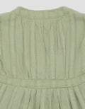 Little M Texture With Drawstring Midi Dress for Girls