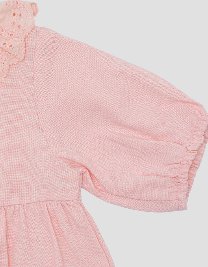 Pipiniko Lace With Embro Blouse Anak Perempuan